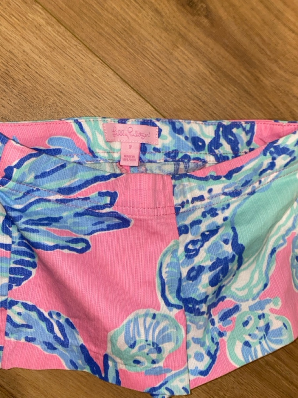 LILLY PULITZER ADIE SHORTS PINK POUT BAREFOOT PRINCESS NWOT